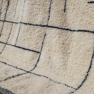 Berber Authentic Beni Ourain Rug 8x5 ft