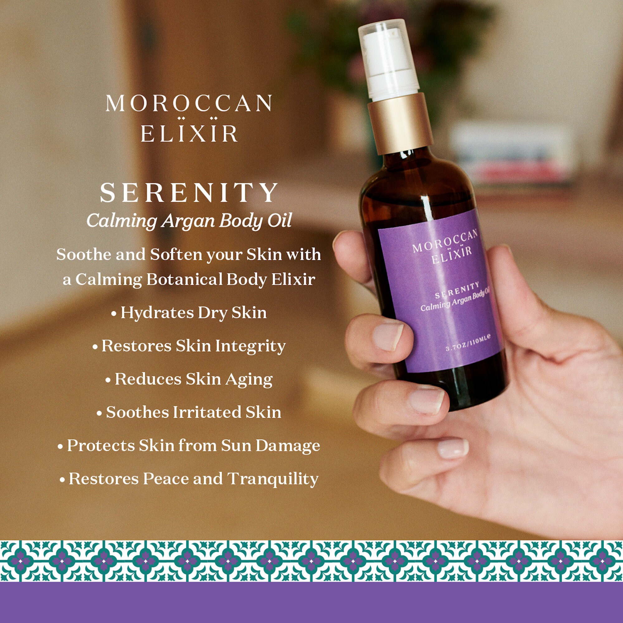 Berber SERENITY Calming Argan Body Oil - Argan Oil