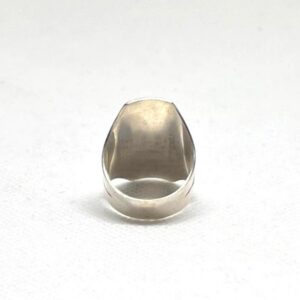 Berber Sterling Silver Ring: Engraved Tuareg Tribal Jewelry, Size 7 US
