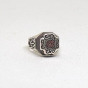 Tuareg Sterling Silver Ring: Berber Jewelry - Saharan Symbolic Design