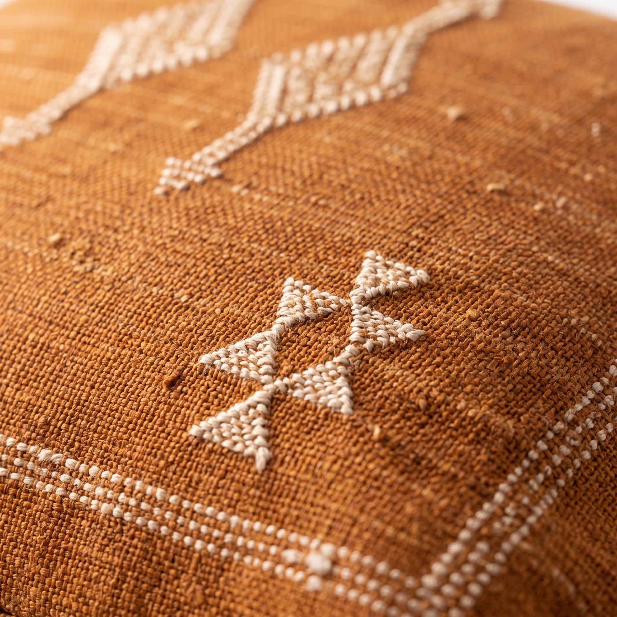Berber Cactus Silk Handmade Sabra Cushion Cover Pillow