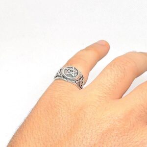 Handmade Tuareg Sterling Silver Ring: Berber Jewelry