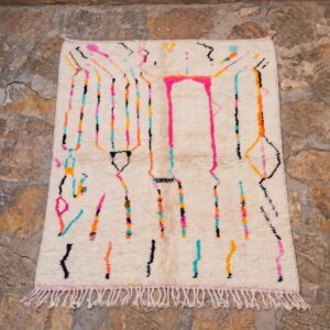 Berber Ivory Beni Ourain Rug