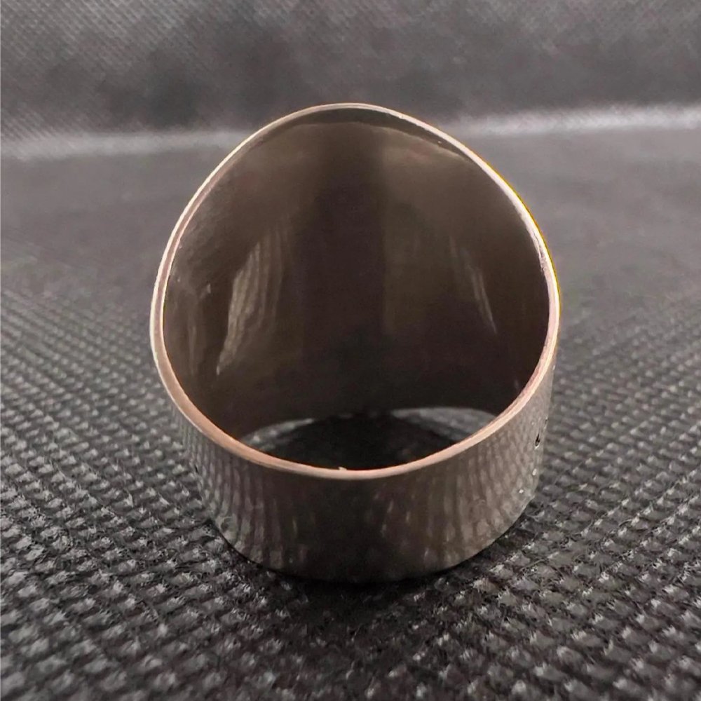 Vintage Tuareg Sterling Silver Ring: Handmade Berber Tribal Jewellery