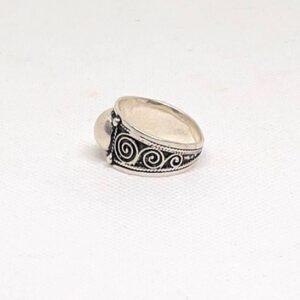 Handmade Sterling Silver Berber Ethnic Ring: Boho Fashion Tribal Jewelry