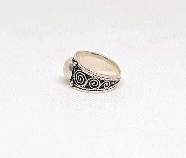 Handmade Sterling Silver Berber Ethnic Ring: Boho Fashion Tribal Jewelry