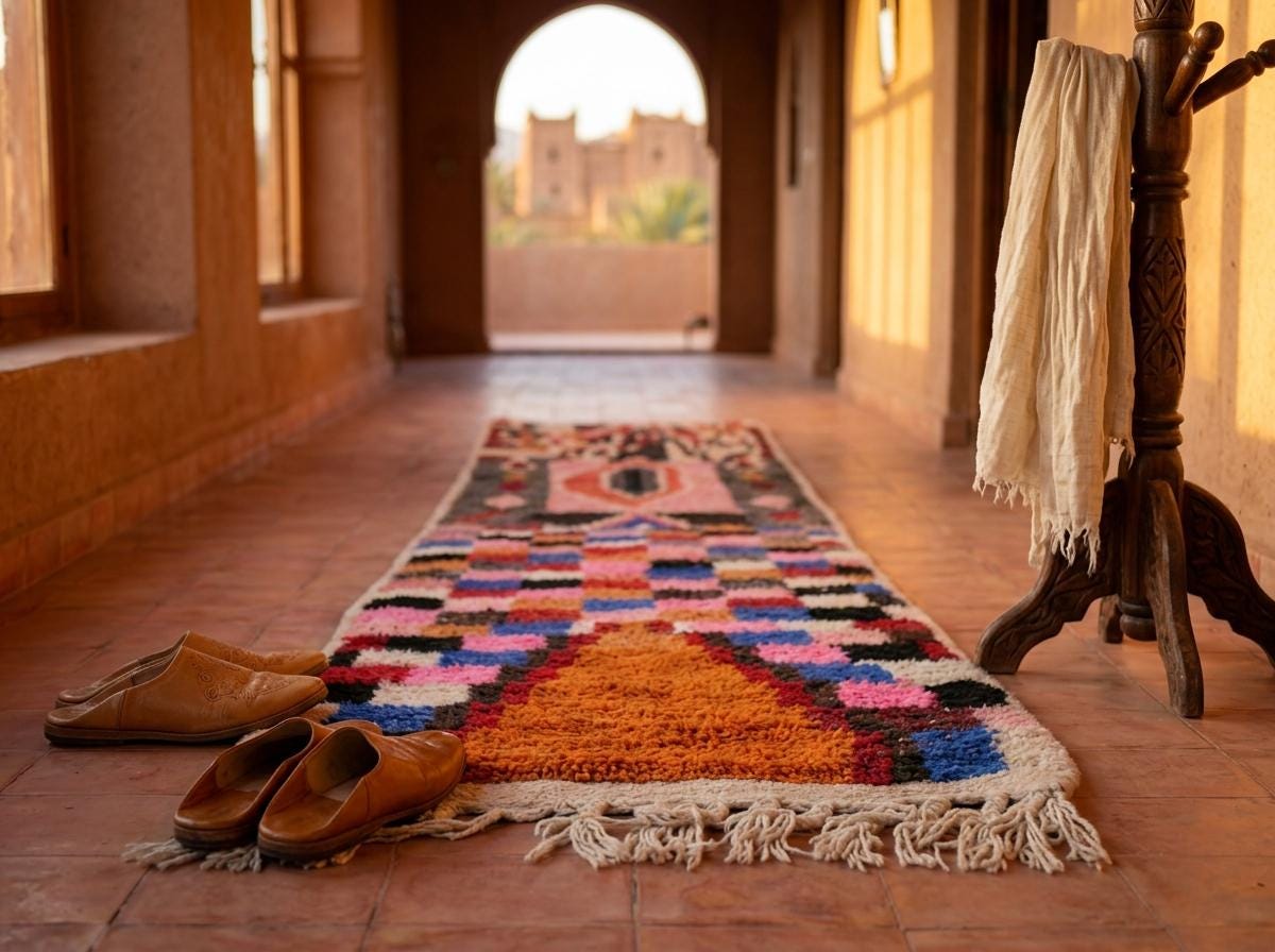 Berber Abstract Boujaad Rug