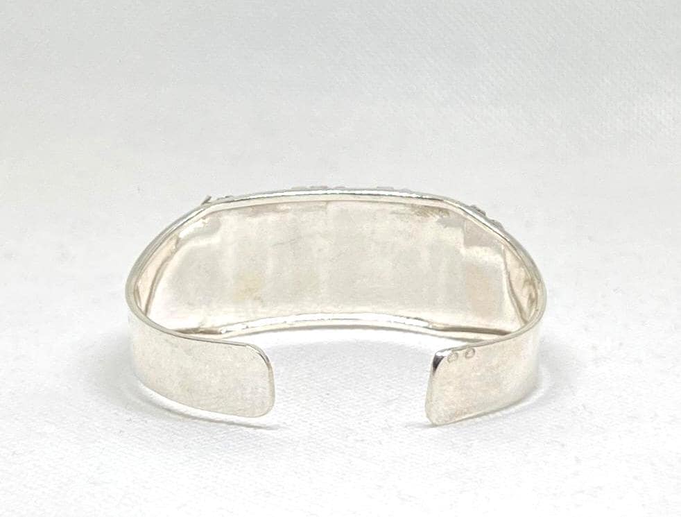 Adjustable Berber Bracelet, Sterling Silver Tuareg Tribal Cuff
