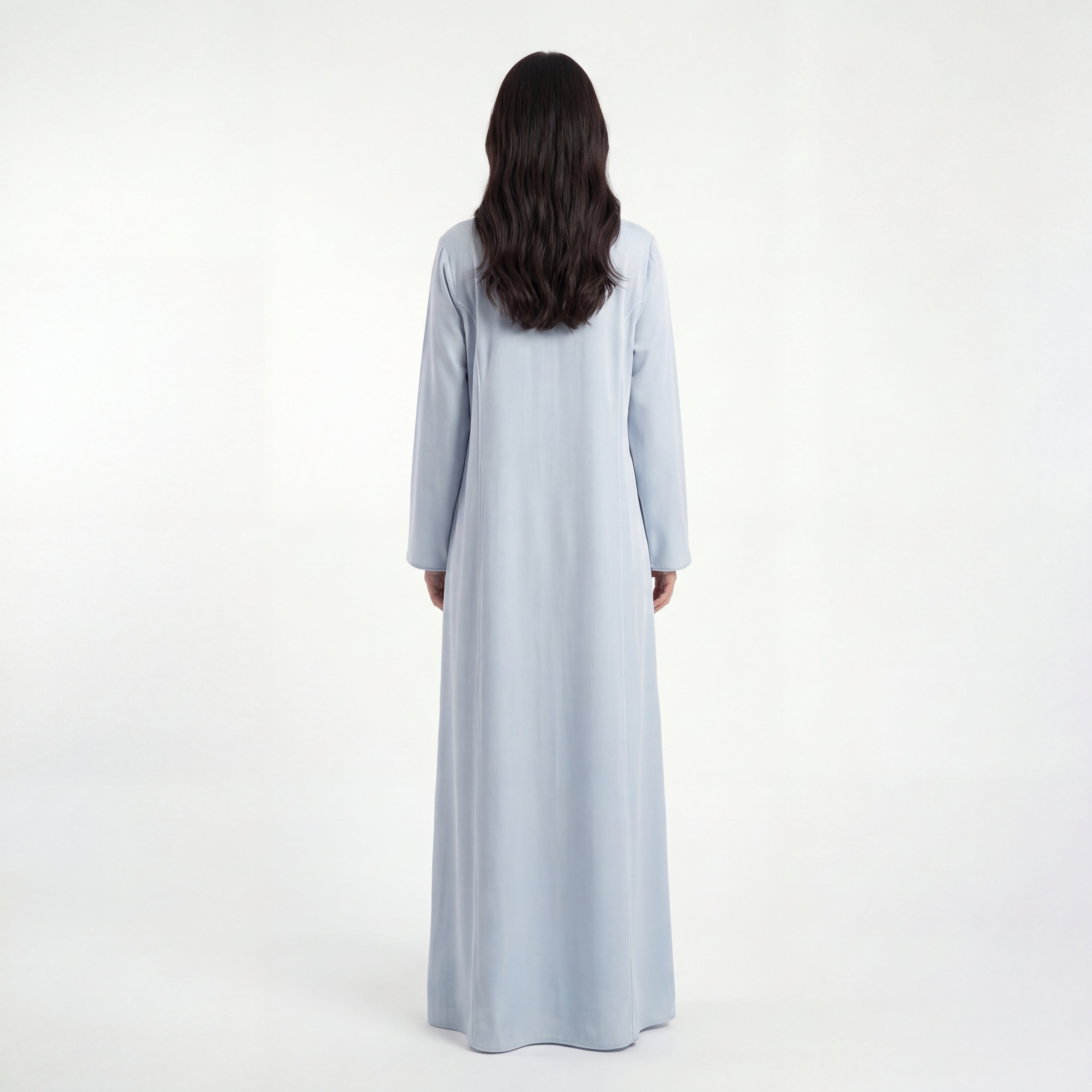 Abaya - Pastel Embroidered Ceremony Style