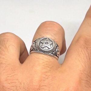 Handmade Tuareg Sterling Silver Ring: Berber Jewelry