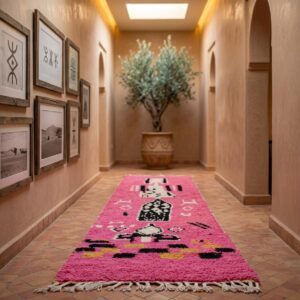 Amazigh Hot Pink Rug