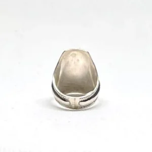Sterling Silver Ring - Handmade Berber Tuareg Tribal Jewelry (US Size 8)