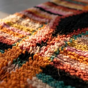 Berber Striped Boujaad Rug
