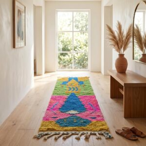 Berber Green Pink Rug