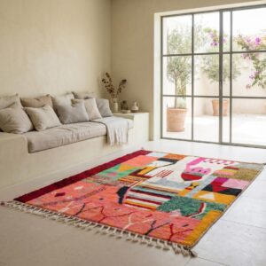 Berber Colorful Boujaad Rug