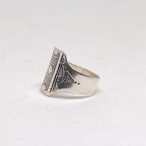 Handmade Sterling Silver Berber Ring: Tuareg Tribal Jewelry