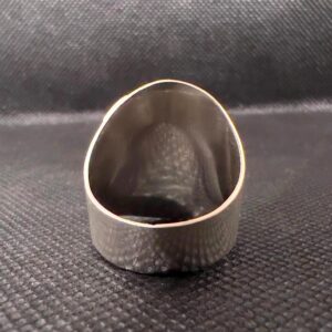 Handmade Sterling Silver Berber Ring: Ethnic Tribal Jewelry, Size 8.5