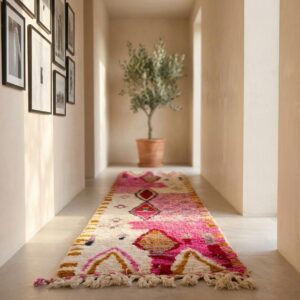 Amazigh Pink Runner Rug