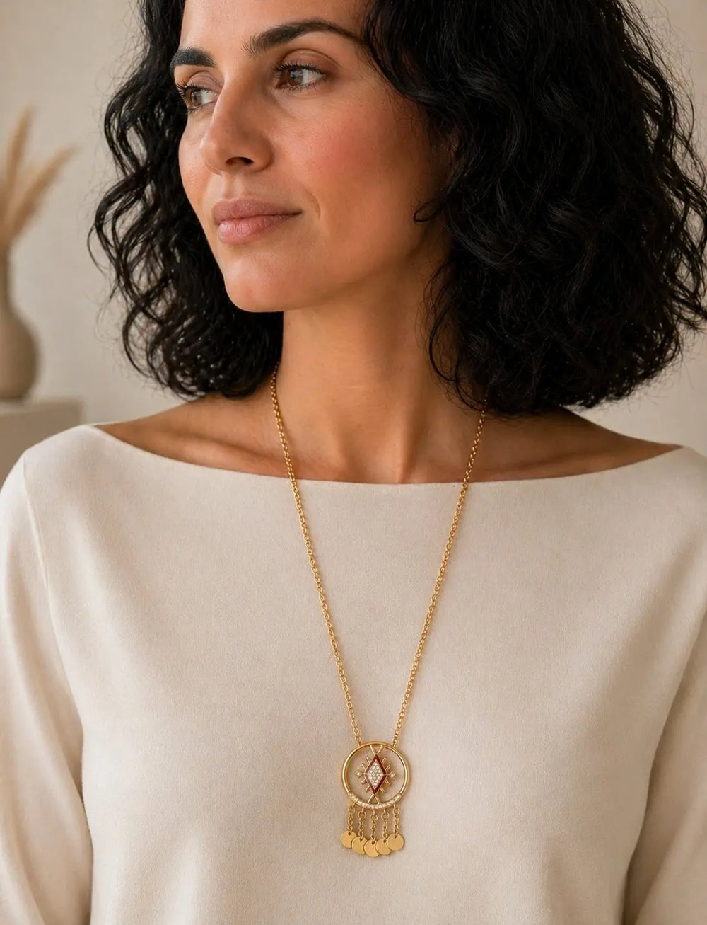 Lalla Necklace - Amazigh Pendant Jewelry