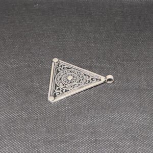Amazigh Berber Pendant: Sterling Silver Kabyle Tuareg Necklace