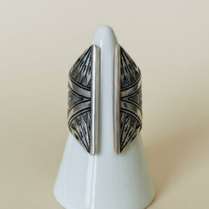 Amazigh Silver Ring – Tihya Heritage Inspired Design