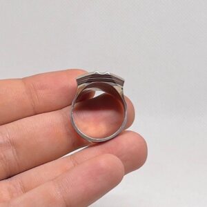 Tuareg Sterling Silver Ring: Berber Ethnic Tribal Jewelry
