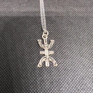 Amazigh Berber Sterling Silver Necklace: Tribal Jewelry