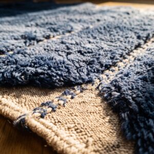 Berber Blue Wool Rug