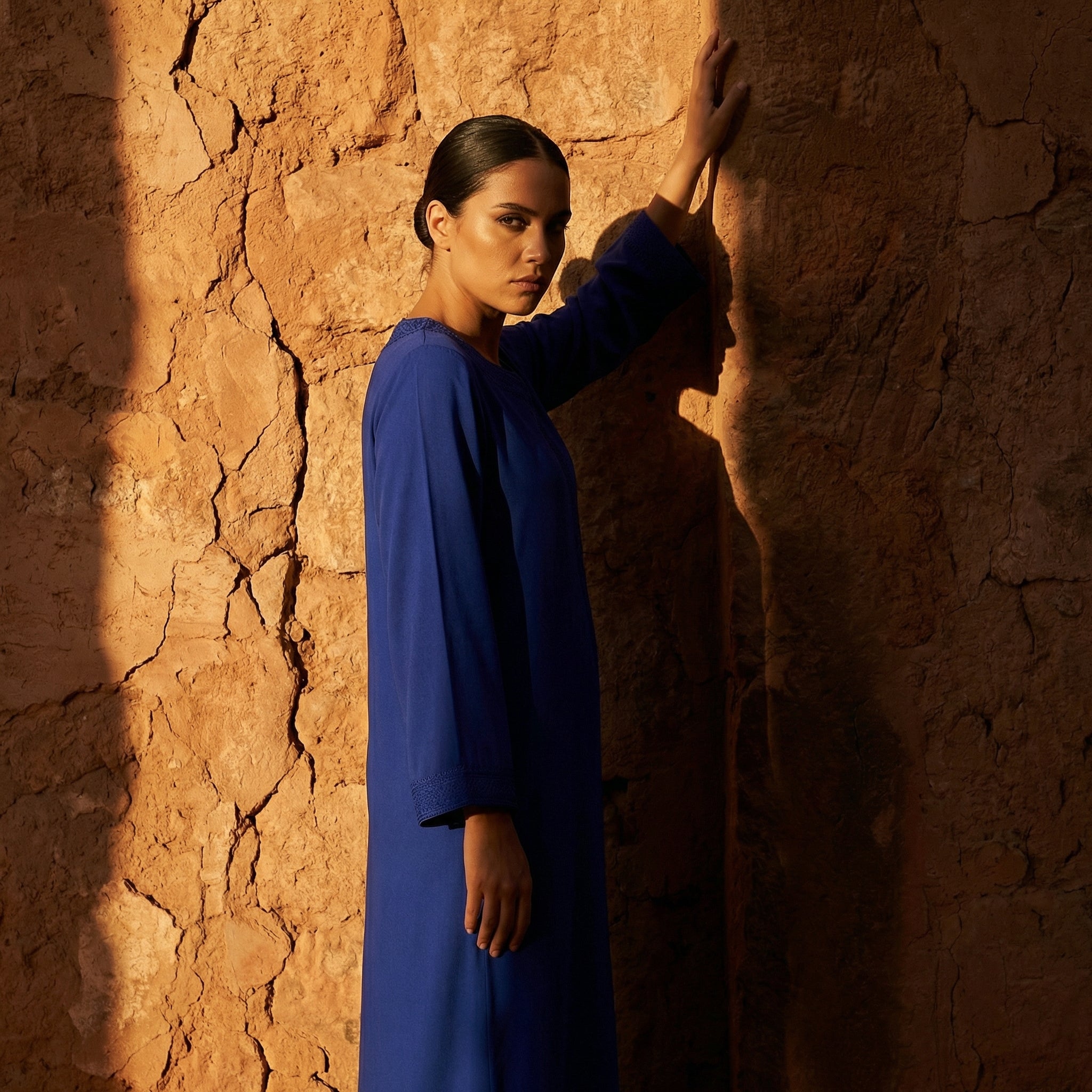 Gandoura Dress - Flowing Homewear Style