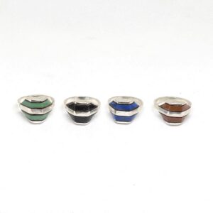 Handmade Berber Ring: Tarnished Silver Tribal Jewelry