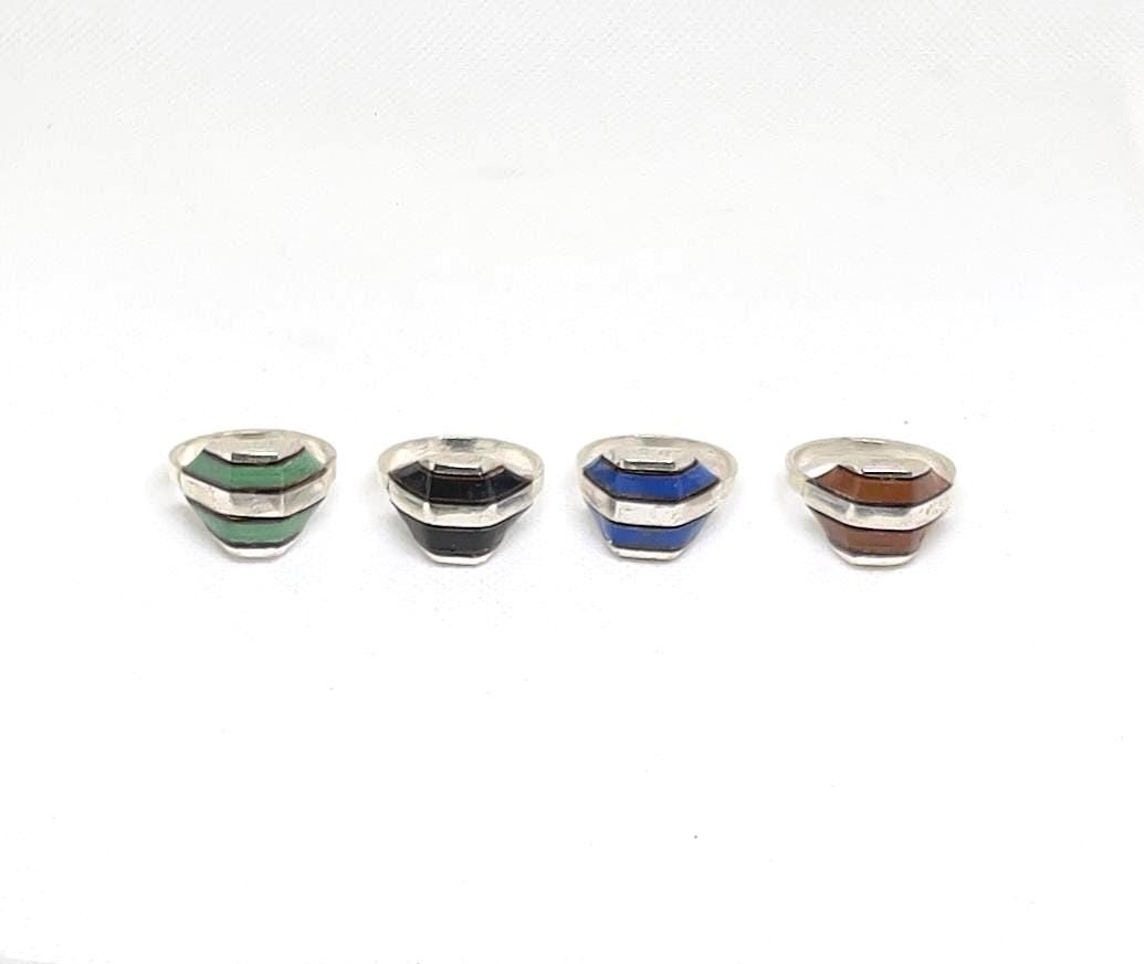 Handmade Berber Ring: Tarnished Silver Tribal Jewelry