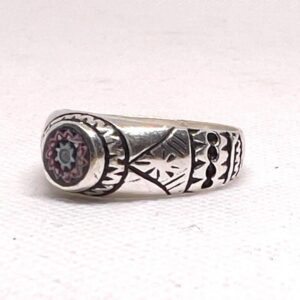 Tuareg Sterling Silver Ring: Handmade Berber Tribal Jewelry