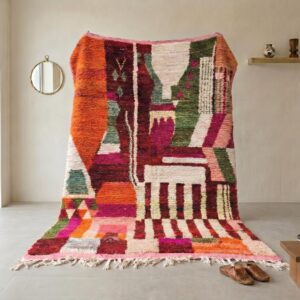 Boujaad Rug Colorful Berber Wool Carpet