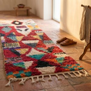 Berber Red Cream Rug