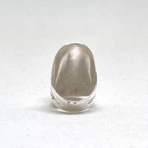 Vintage Tuareg Carnelian Sterling Silver Ring: Engraved Berber Band