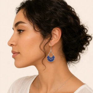 Tiziri Earrings - Amazigh Silver Heritage Jewelry
