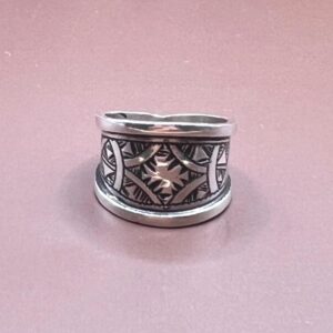 Bague Touareg en Argent Ethnique Amazigh