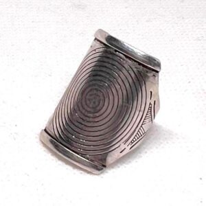 Tuareg Sterling Silver Ring: Tribal Ethnic African Berber Boho Style Jewelry
