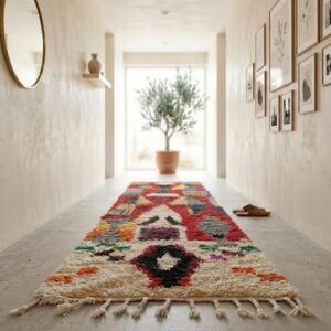 Berber Red Cream Rug