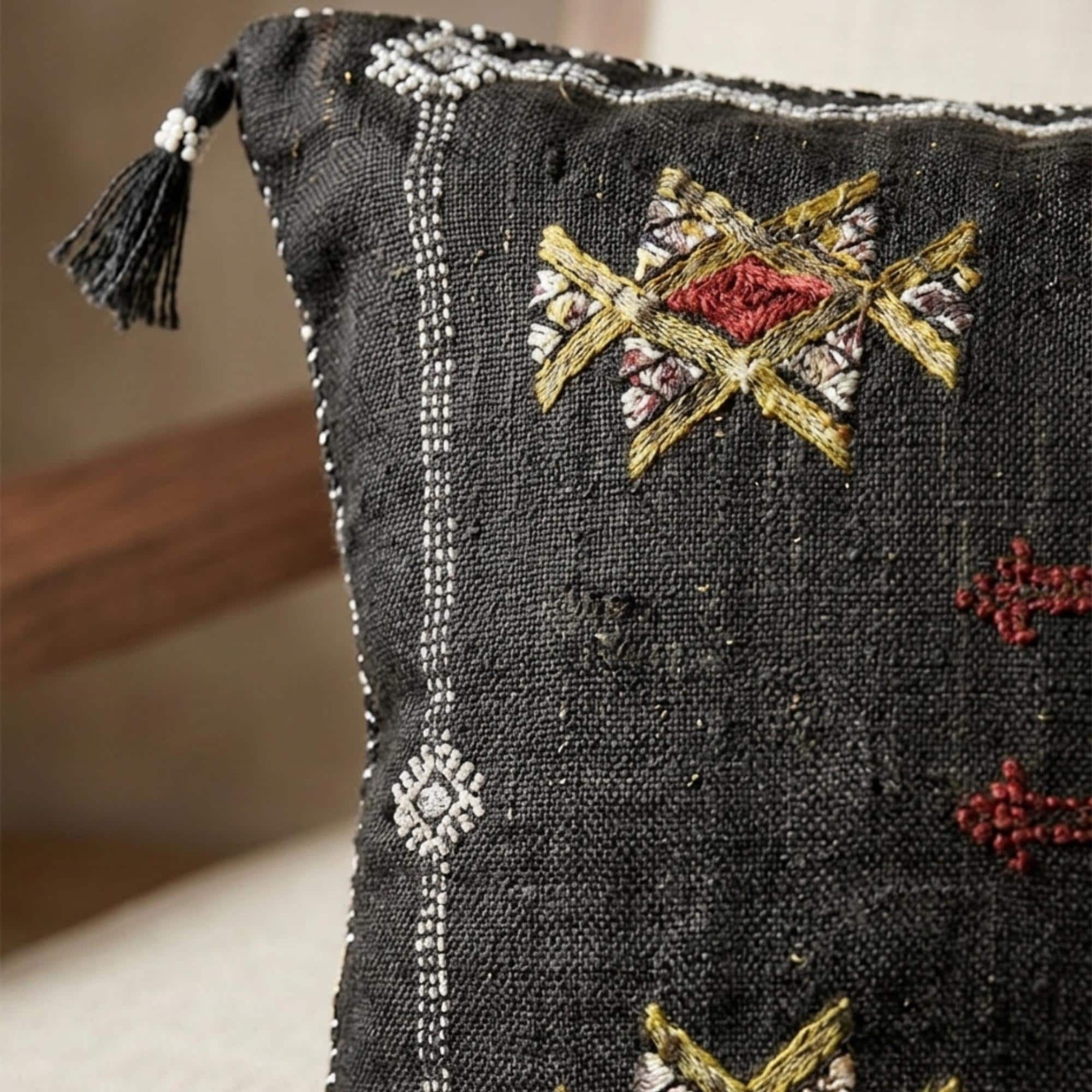 Amazigh Cactus Silk Pillow