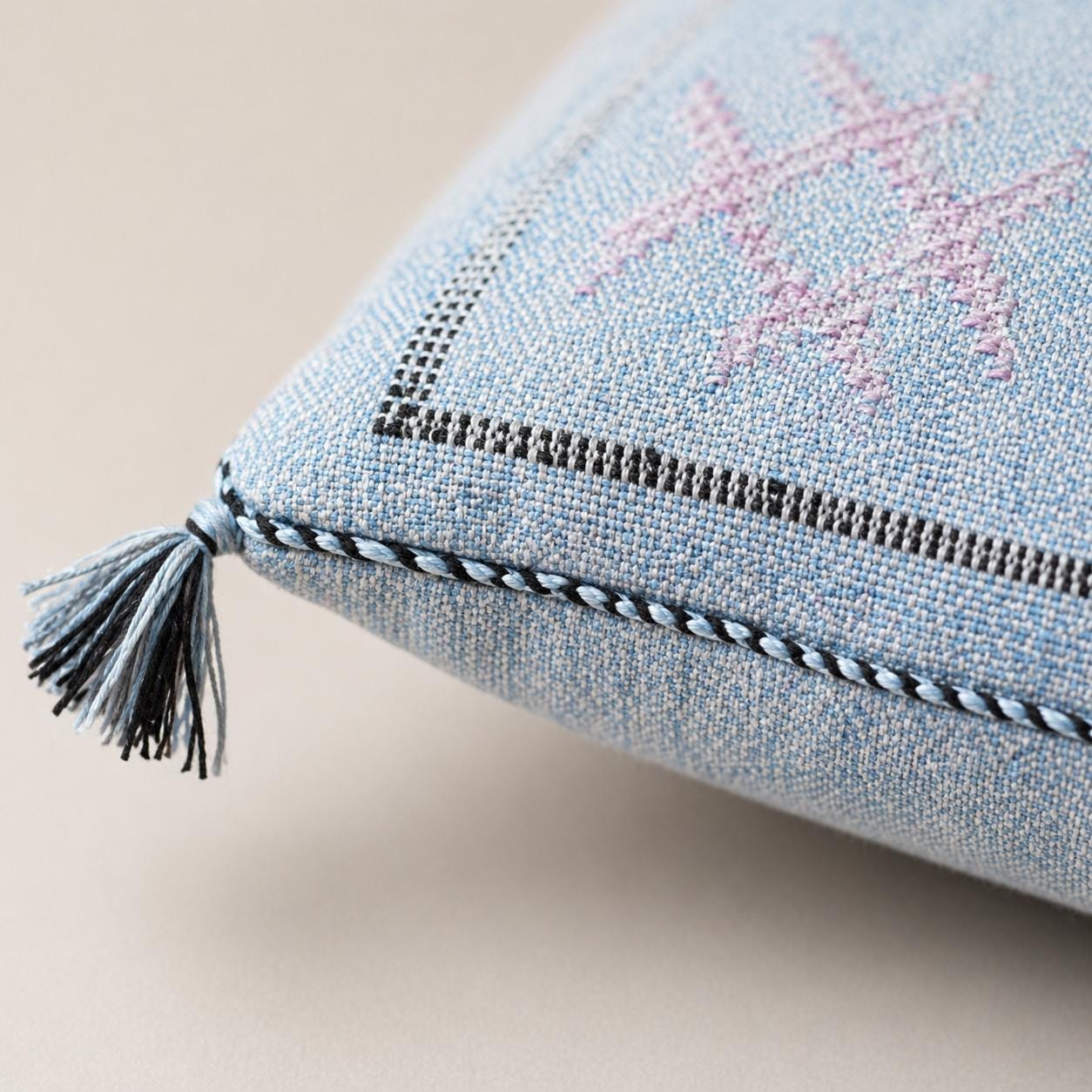 Amazigh Cactus Silk Cover 12x20 Handmade Lumbar Pillow