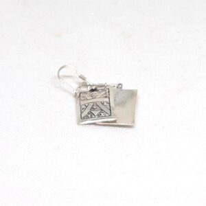 Amazigh Sterling Silver Amazigh Yaz Symbol Bohemian Earrings: Berber Jewelry