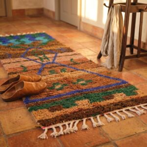 Berber Brown Runner Rug