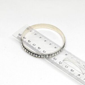 Handmade Tuareg Silver Bracelet: Berber Tribal Bangle