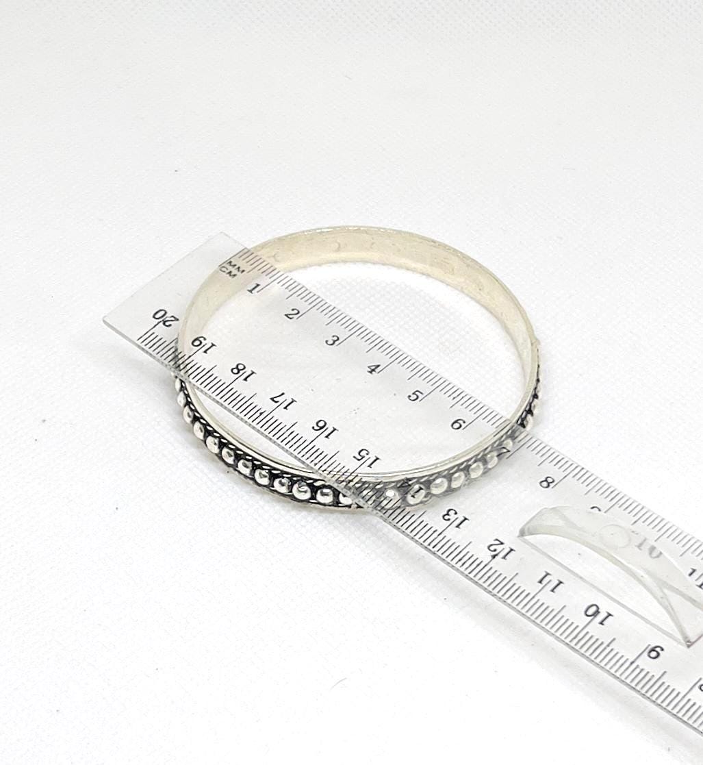 Handmade Tuareg Silver Bracelet: Berber Tribal Bangle