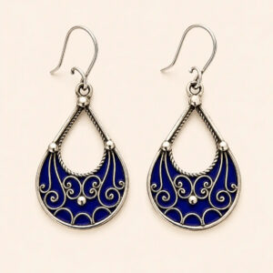 Tiziri Earrings - Amazigh Silver Heritage Jewelry