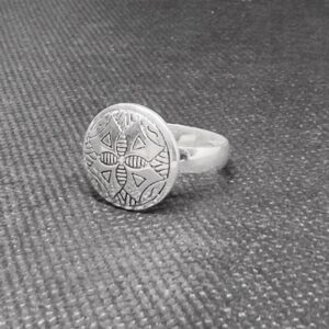 Handmade Sterling Silver Tuareg Ring: Ethnic Boho Berber Tribal Jewelry