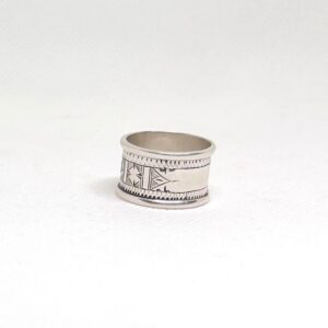 Handmade Sterling Silver Tuareg Ring: Berber Tribal Jewelry