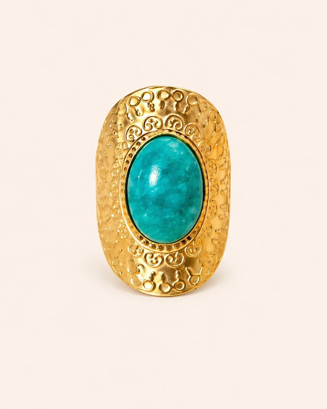 Berber Silver Tribal Ring – Moroccan Heritage Ring