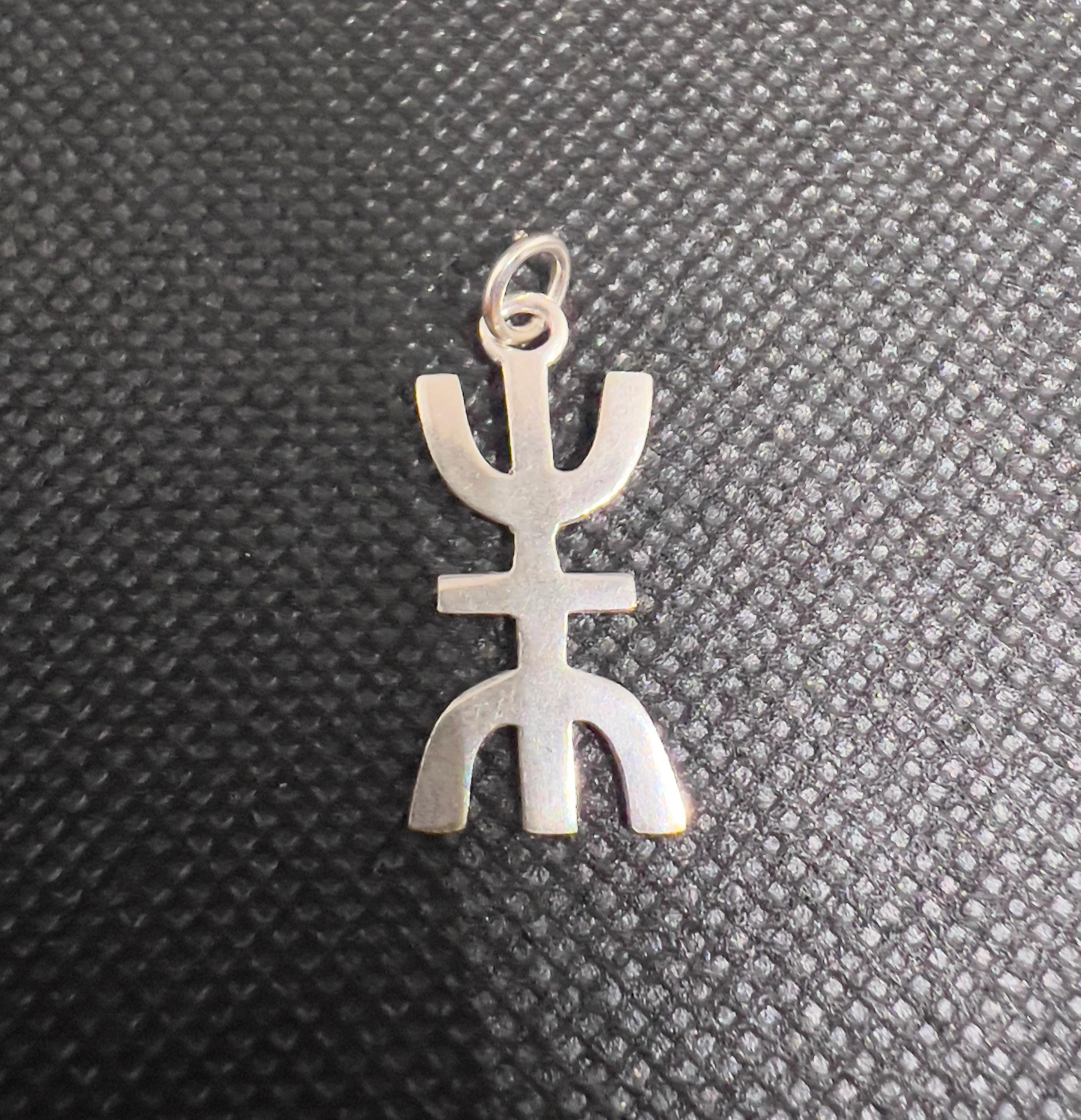 Amazigh Berber Pendant: Sterling Silver Kabyle Tuareg Necklace